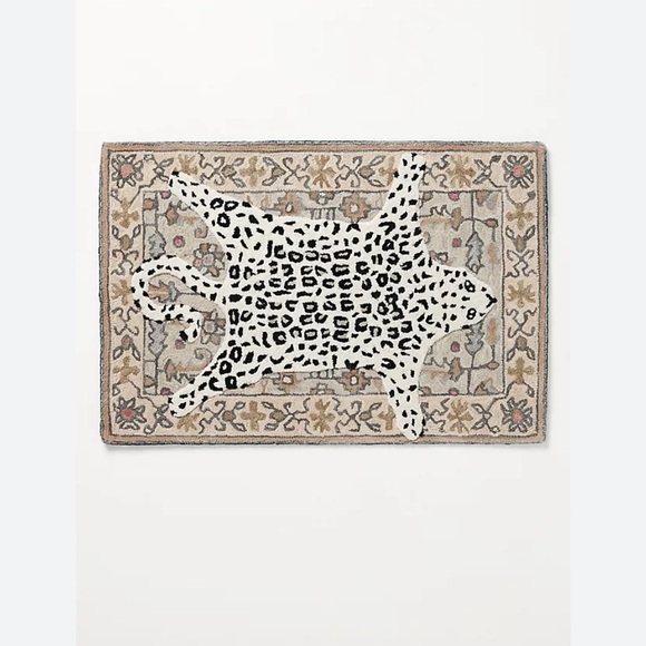 Octavia Wool Tufted Leopard Rug - Picture 5 of 13